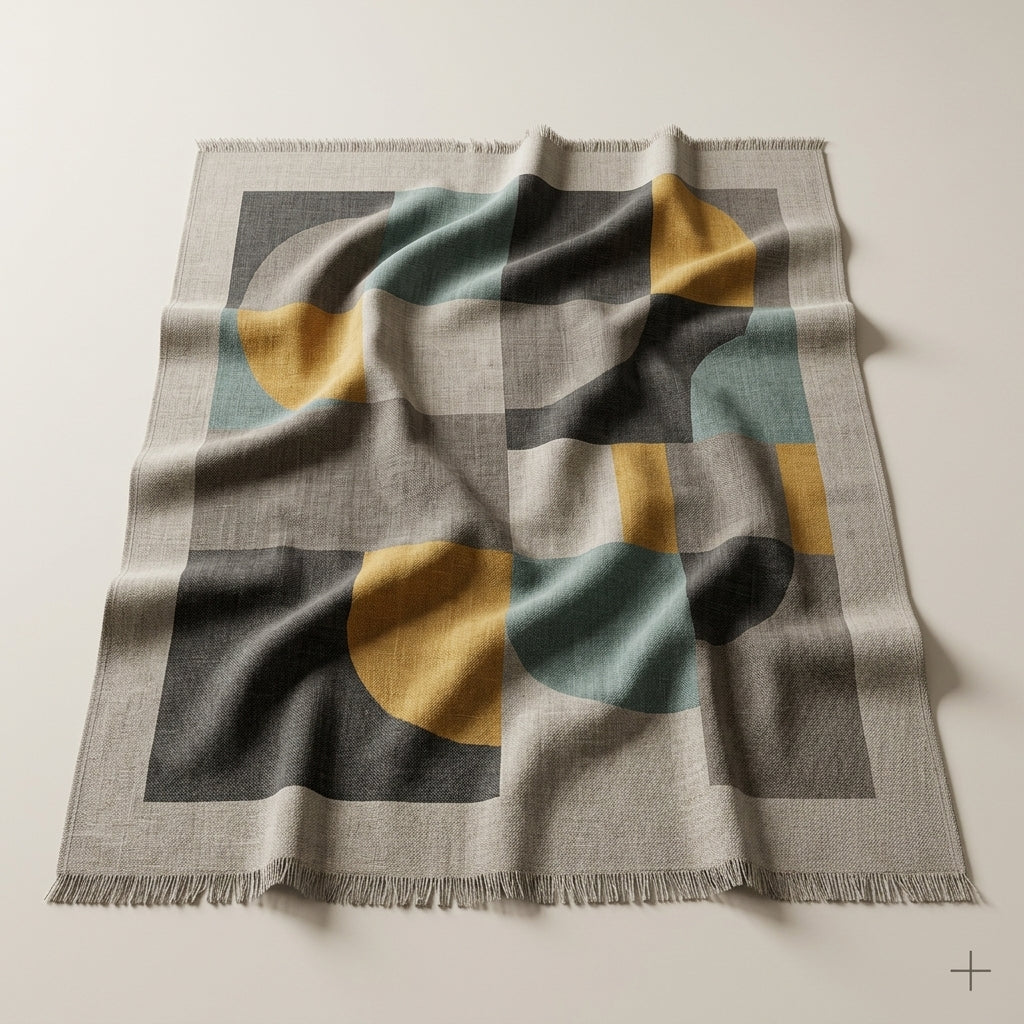 Cedorymoss™ Modern Mosaic Decorative Throw Blanket